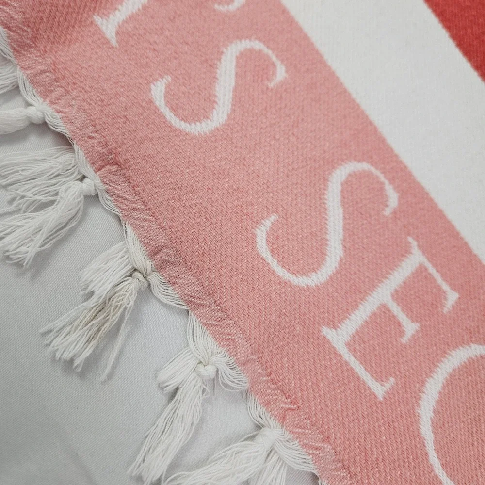 Vintage Victoria's Secret Beach Towel Blanket Fringed 60